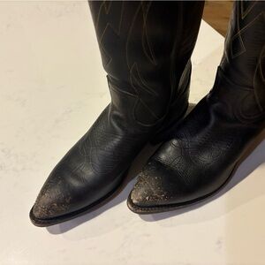 Frye Black Cowboy Boots